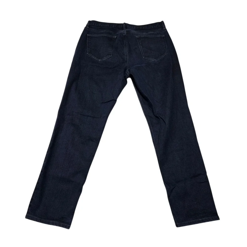 Banana‎ Republic Traveler Tapered Fit Dark Wash Jeans Mens 35 Stretch Comfort